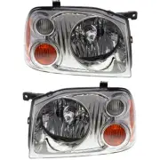 Headlight Set For 2001-2004 Nissan Frontier Base XE Left & Right 2Pc (for: Nissan)