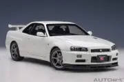 1:18 AUTOart 77406 Nissan Skyline GT-R (R34) V-SPEC II In White Pearl