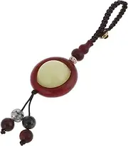 SHINEOFI Mobile Phone Strap With Luminous Stone Beads Style Gourd Keychain Versatile Pendant For Car Keys Phone And Bag,