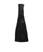 Rick Owens Cargo Wedge Flared Thigh-High Boots 41 black