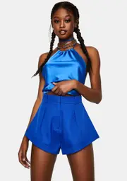 [Lioness] Blue In Bloom Mini Shorts