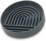 Armastuse Slow Feeder Dog Bowl,Slow Feeder Dog Bowl,Slow Feeder Dog Bowl,Silicone Non-Slip Slow Feeder,Silicone Sucker Slow Food Bowl Dog Food Bowl,For Medium Large Sized Dogs (Grey)