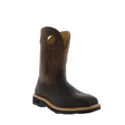 Hoss Spitfire 92040 Mens Brown Leather Lace Up Work & Safety Boots 13