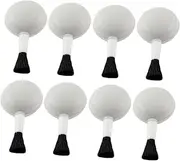 DOITOOL 8pcs Cleaning Brush Set Electric Compressed Air Duster Can Air Blower Pump Cleaner Air Compressed Equipment Blower Brush Lens Cleaning Brush Mini Squeeze Ball Pump White Abs