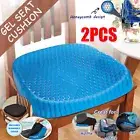 2x Honeycomb Breathable Gel Seat Cushion for Back Tailbone Pain Pressure Relief