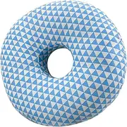 MYCENSE Ear Piercing Pillow, Washable Soft Sleeping Pillow, Ear Pillow, Donut Pillow for Headphones, Earrings, Blue