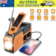 Flashlight Torch Weather Radio Emergency Radio Dynamo Wind Up Solar Hand Crank
