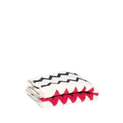 [Missoni Home] Missoni Home Zigzag-woven Towel (91cm X 62cm) ONE SIZE WHITE