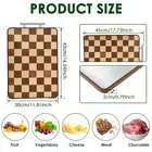 Wood Cutting Board Wood Cutting Board with Handle Chopping Board Double ZhvEZ