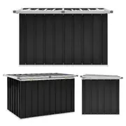 350L Outdoor Storage Chest Metal Garden Tool Box Trunk 109cm