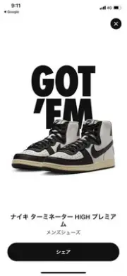 Men 12.0US Nike Terminator High Prm