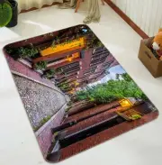 3D Corridor House Road NAO12857 Game Rug Mat Elegant Photo Carpet Mat Fay