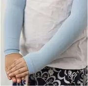 Children Kids Summer Bike Cool Fingerless Long Gloves Sun-Proof Arms Protector