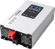 5000W Pure Sine Wave Power Inverter, 12V 24V 48V 60V 72V DC to 120V/220V AC Converter with 2 AC Outlets for Home Appliances, RV Camping, Off-Grid Solar,72V to 110V