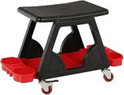 Workshop Stool Shop Seat Car Detailing Stool Chair Garage Shop Creepers Roller Mechanics Seat with Tool