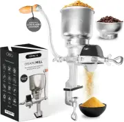 Manual Grain Mill - Molino Para Moler Maiz, Corn Mill Grinder, Food Mill with Ha