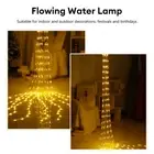 Curtain Lights String Indoor Outdoor Garden 320 LED Waterproof Waterfall Lights