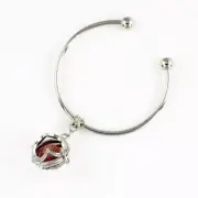 Lava stone cage bracelet