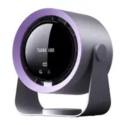 Electric Turbo Fan Wireless Cool Air Circulator Fan,A Light Gray