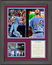 HOFSM.COM Hall of Fame Sports Memorabilia Framed Bryce Harper Walk-Off Grand Slam Philadelphia Phillies 11"x14" Baseball Three Photo Collage