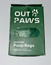 Compostable Dog Poop Bags Rolls, 100% Leak-Proof & Extral-Thick Waste Bags 120