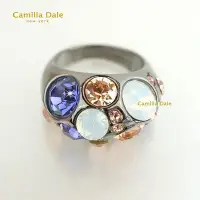 在飛比找Yahoo!奇摩拍賣優惠-CamillaDale夢寶星時尚水晶戒指(紫) 9號(直徑1