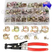 165/115/75 Pcs Zinc Plated Spring Hose Clamp Spring Hose Clamp With Clamp Plier