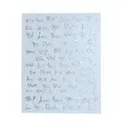 Nail Transfer Easily Stick Persistent Mixed English Alphabet Nail Stickers Decor