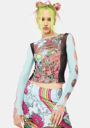 [Current Mood] Scenic Route Mesh Top