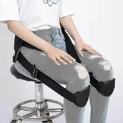 Improve Sitting Posture for Back Pain Relief - Ergonomic Chair Support with Adjustable Straps
