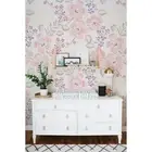 Minimalist floral Geometric drawing removable wallpaper nursery wall mural Baby