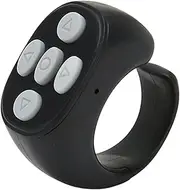 TIK Tok Kindle App Bluetooth Page Turner, 1 Key Remote Scrolling Ring Clicker, Rechargable Remote Control Ring for Phone Pad Camera Selfie Video Streaming