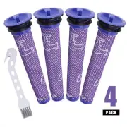 4 Pack Pre Filter For Dyson V6 V7 V8 Animal Absolute Fluffy Cordless Vacuum KIT