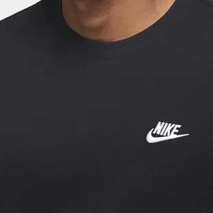 【NIKE 耐吉】上衣 男款 短袖上衣 運動 AS M NSW CLUB TEE 黑 AR4999-013