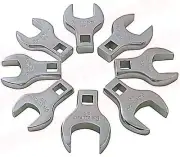 8 PC LARGE METRIC CROWS FOOT END SOCKET WRENCH CROWFOOT TOOL SET 24MM - 32 MM
