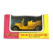 Vintage Lesney Matchbox Models of Yesteryear Y-16 1904 Spyker in Original Box
