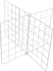 LALADEFIEE Refrigerator Organiser 5 Section Freezer Divider Wire Rack Storage Baskets