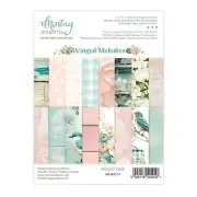 Mintay Winged Melodies 6" x"8 Add-On Paper Pad Patterns Double Sided Scrapbook