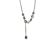 Gingerbread Man Tassel Necklace Womens Sweater Chain Fashion Jewelry Gift