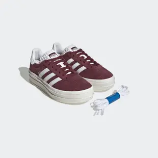 【adidas 愛迪達】運動鞋 休閒鞋 女鞋 GAZELLE BOLD W(HQ6892)