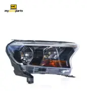 Head Lamp Drivers Side Certified Suits Ford Ranger XL/XLS PX 2015 to 2018 (for: Ford)