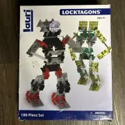 Locktagons 100 Piece Set Lauri STEM Toy Building Construction Robot