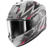 D-Skwal 3 Blast-R Mat Silver Violet Black SVK Full Face Helmet