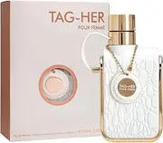 ARMAF Tag Her By Eau De Parfum Spray for Woman, Fresh, 3.4 Oz