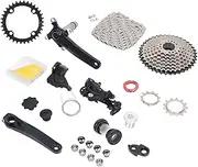 9 Speed Groupset - 11 to 40T Box Components Mountain Bike Drivetrain Upgrade, Bike Speed Cassette Crank Shift Lever Rear Derailleur Chain Set