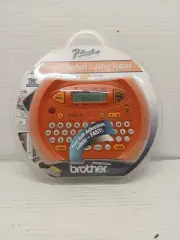 Brother PT-70 P-touch Label Maker Personal Handheld Labeler M Tape Orange Body