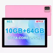 YQSAVIOR Tablet 10.1 inch Android 13, RAM 10GB(4GB+6GB Expand) +64GB Black