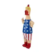 Squawking President - Fun Rubber Chicken Duck Noise Maker and Squeeze Toy -