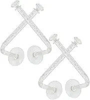 4pcs Wall Light Luxury Hook Wall Mount Hook Home Wall Hook Large Adhesive Hooks Decorative Wall Hooks Wall Hooks Decorative Hooks for Wall Plastic Wall-mounted Key