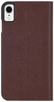 Case-Mate Barely There Folio iPhone XR - Brown